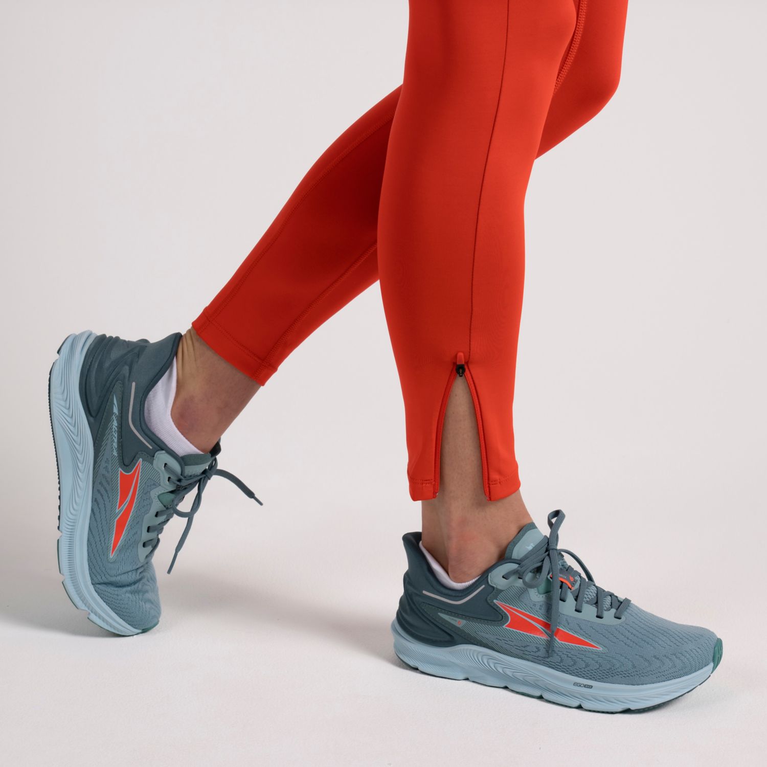 Red Altra Core Crop Women's Running Tights | Ireland-40136259