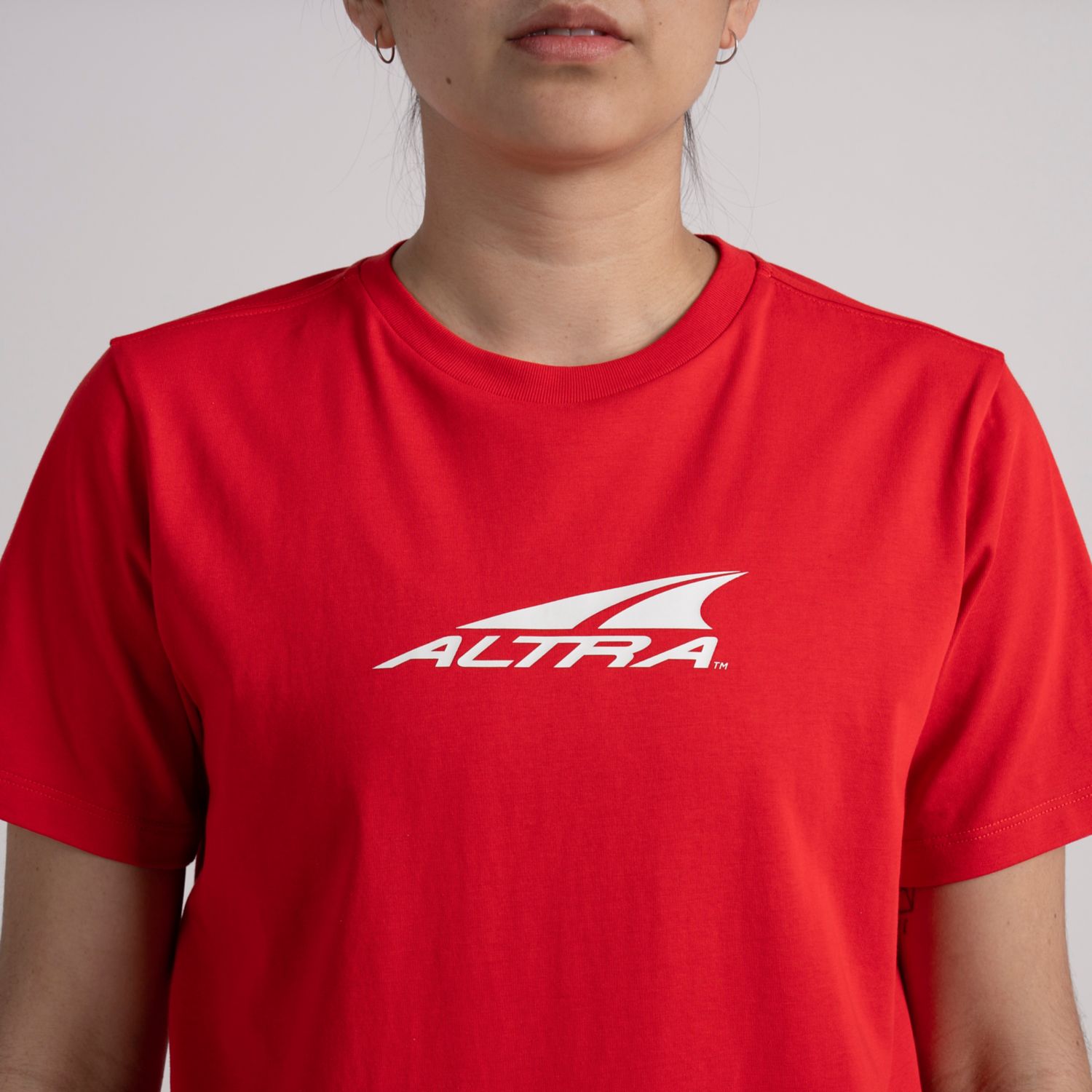 Red Altra Everyday Recycled Women's T Shirts | Ireland-98034269