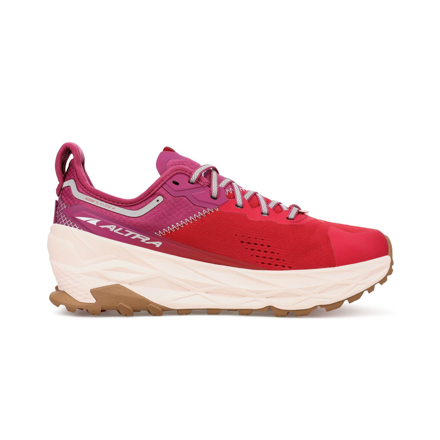 Red / Purple Altra Olympus 5 Women's Trail Running Shoes | Ireland-32907469