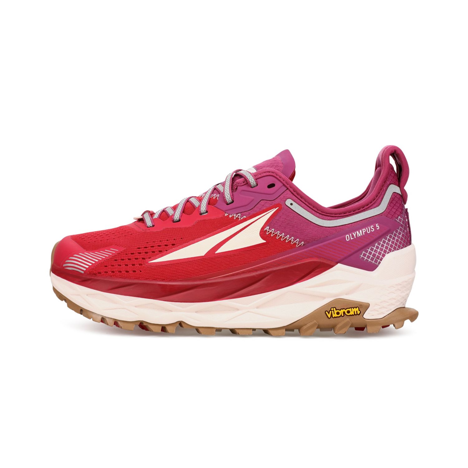 Red / Purple Altra Olympus 5 Women\'s Trail Running Shoes | Ireland-32907469