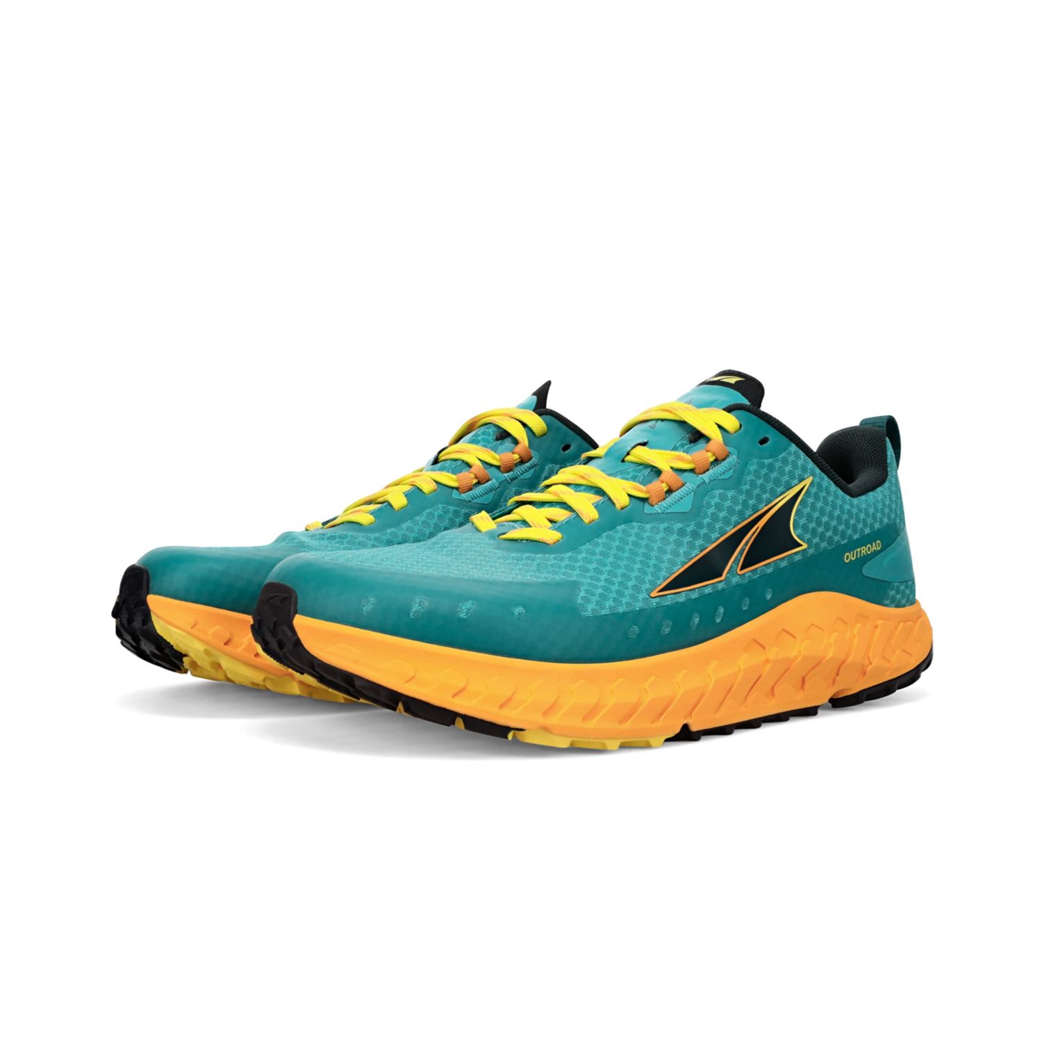 Turquoise / Yellow Altra Outroad Women's Road Running Shoes | Ireland-17205489